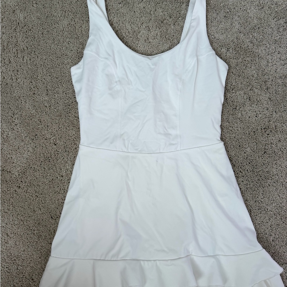 JoyLab Cream Sleeveless Athletic Dress